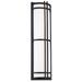 Skyscraper 12"H x 6"W 1-Light Outdoor Wall Light in Black