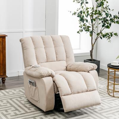 Massage Recliner Power Lift,with Heat and Vibration,Side Pocket