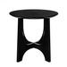 Round End Table Woodgrain Sofa Table Nightstand Accent Coffee Table