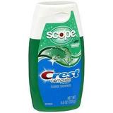 Crest Plus Scope Toothpaste Liquid Gel Minty Fresh - 4.6 Oz Pack Of 4