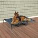 Dog Beds Blue Chew Resistant Elevated Pet Cots Cold and Heat Protection 4 Sizes (xLarge - 48 x 36 )