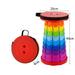 Rainbow Camping Folding Chair Telescopic Stool