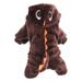 ASFGIMUJ Dog Clothes Girl Fall Dinosaur Pet Dog Clothes Pet Clothing Autumn And Winter Dog Clothing Wear Coat Small Dog Clothes