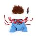 Mosey 1 Set Pet Cosplay Costume Spooky Deadly Doll Dog Clothes Versatile Comfortable Halloween Outfit for Dogs Cats