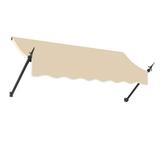 Awntech 10.375 ft New Orleans Fixed Awning Acrylic Fabric Tan