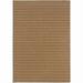 HomeRoots 5 x 8 ft. Tan Striped Stain Resistant Indoor & Outdoor Rectangle Area Rug - Tan - 5 x 8 ft.