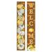 Thanksgiving Banner outdoor flag outdoor signs 300D Oxford cloth Fall Decoration Harvest Fall Porch Welcome Sign Banner Happy Fall Y all Maple Autumn Sign Pumpkin for Maple Garden Yard Wall Decor