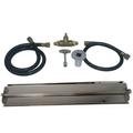 Tretco 18 in. Stainless Steel Linear Burner Pan Kit - Natural Gas