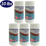 Alicacho 1 Chlorinating Tablets 10 lbs Chlorine Tables Stabilized Slow-Dissolving for Swimming Pools and Spas Hot Tub Cleaning Supplies