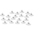 piaybook Tableware Nut Suction With Knurled Cups Clear for Thread With M4 kitchen 20Pcs 40mm Kitchenï¼ŒDining & Bar Kitchen Decor for Home and Restaurant