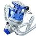 LADAEN Metal Spinning Fishing Reel with Aluminum Alloy Wire Cup for Sea Pole Fishing Use Blue 2000