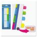 2PC Redi-Tag Write-On Index Tabs 1/5-Cut Assorted Colors 2\\ Wide 48/Pack