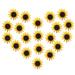 LADAEN Cute Sunflower Push Pins Sturdy Sunflower Thumbtacks for Holding Photos Files Wall Maps Bulletin Boards Cork Boards Offices Schools Supplies