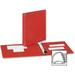 Avery Ezd Heavy-duty Reference Binder - Letter - 8.50 X 11 - 275 Sheet Capacity - 3 X D-ring Fastener - 1 Binder Fastener Capacity - 4 Pockets - Chipboard Polypropylene - Red - 1 Each (AVE79589)