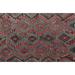 Ahgly Company Indoor Rectangle Contemporary Brown Red Southwestern Area Rugs 7 x 10