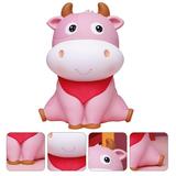 Piggy Bank Coin Saving Christmas Box Ornament 2021 Table Stuffer Stocking Year New Chinese Cattle Money Kids Figurine