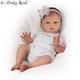 The Ashton-Drake Galleries Snuggle Bunny So Truly RealÂ® Vinyl Baby Girl Doll Hand-Painted Features RealTouchÂ® Skin Weighted and Adorable Bunny Outfit Issue #2 by Doll Artist Tasha Edenholm 17-inches