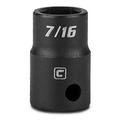 Capri Tools 7/16-Inch Shallow Impact Socket 3/8-Inch Drive 6-Point SAE