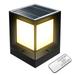 OSALADI 1 Set Waterproof Solar Post Light LED Deck Light Outdoor Courtyard Post Light Fence Solar Powered Lamp