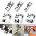 6pcs Rolled Hem Presser Foot HFDR Sewing Machine Presser Foot Kit Hemming Foot Set 3pcs Wide Rolled Hem 3pcs Narrow Hemmer Feet Fit for Brother Singer Janome Low Shank Sewing Machines