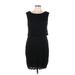 Connected Apparel Casual Dress: Black Dresses - Women's Size 10 Petite