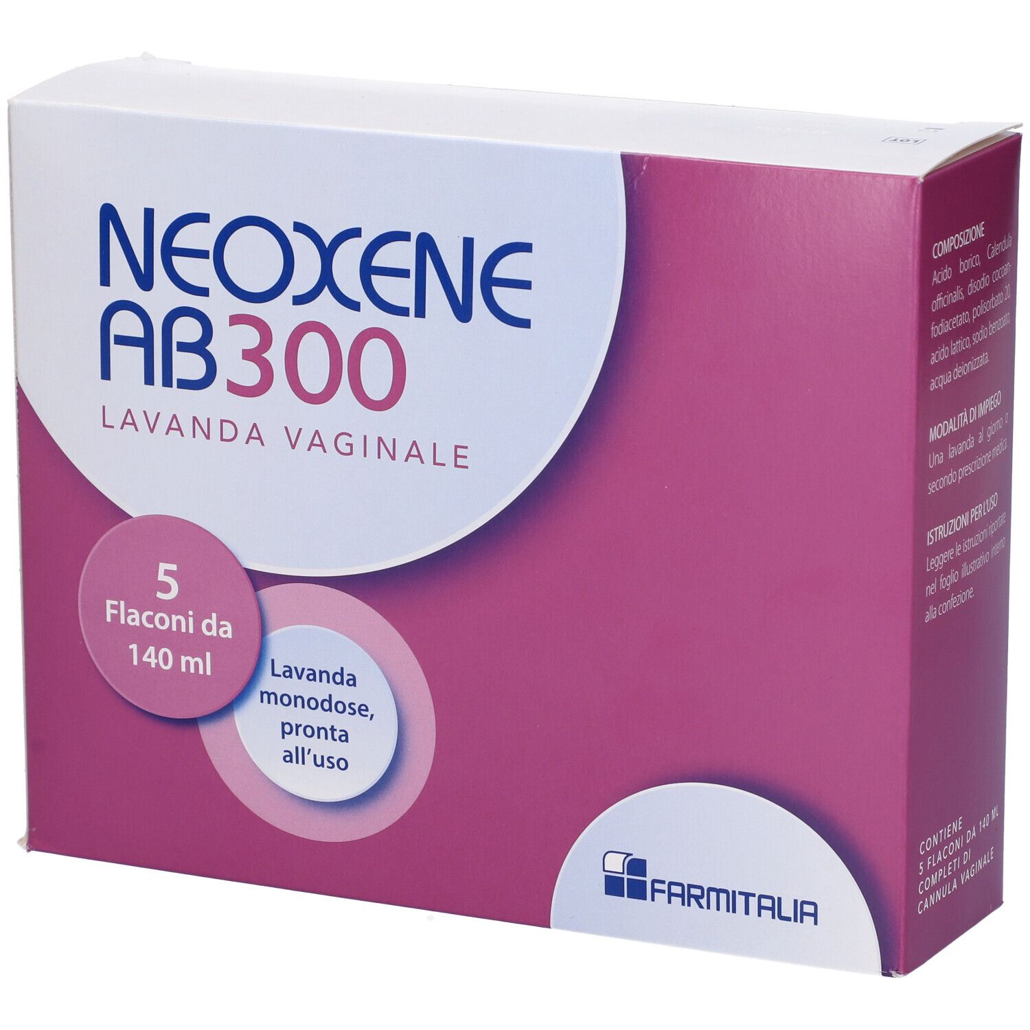Farmitalia Neoxene AB 3000 5x140 ml Doccia vaginale