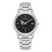 Women's Citizen Watch Silver Worcester Polytechnic Institute Engineers Eco-Drive Black Dial Stainless Steel