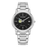 Women's Citizen Watch Silver SUNY Brockport Golden Eagles Eco-Drive Black Dial Stainless Steel