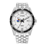 Men's Kansas Jayhawks Quartz Stainless Steel Watch