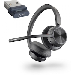 POLY Voyager 4320 UC Kopfhörer Kabellos Kopfband Büro/Callcenter USB Typ-A Bluetooth Schwarz Image