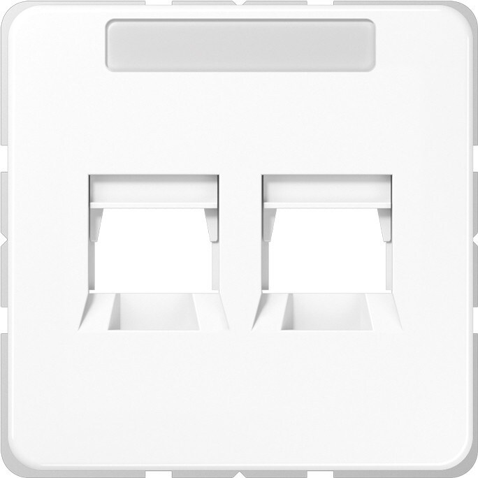 Jung Abdeckung Schriftfeld aws CD 569-2 WE WW CD569-2WEWW Image