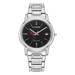 Women's Citizen Watch Silver Saginaw Valley State Cardinals Eco-Drive Black Dial Stainless Steel