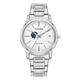 Women's Citizen Watch Silver Case Western Reserve Spartans Eco-Drive White Dial Stainless Steel