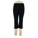 Boston Proper Casual Pants - Mid/Reg Rise Boot Cut Cropped: Black Bottoms - Women's Size 14