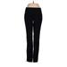 Simply Vera Vera Wang Casual Pants - Mid/Reg Rise: Black Bottoms - Women's Size Small