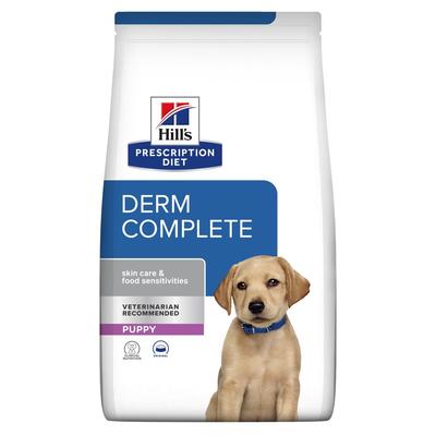 2x 12kg Hill's Prescription Diet Puppy Derm Complete Hundefutter trocken