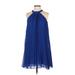 Betsey Johnson Casual Dress: Blue Dresses - Women's Size 2
