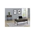 17 Stories Kenhorst Modern Minimalism 2 Piece MDF Lift Top Coffee & End Table Set Wood in Brown | Wayfair 18D7B1DE37F746B3AFF3E188B4F6AA98