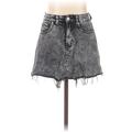 Boohoo Denim Skirt: Gray Bottoms - Women's Size 0