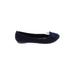 Fergalicious Flats: Slip On Wedge Feminine Blue Solid Shoes - Women's Size 7 - Almond Toe