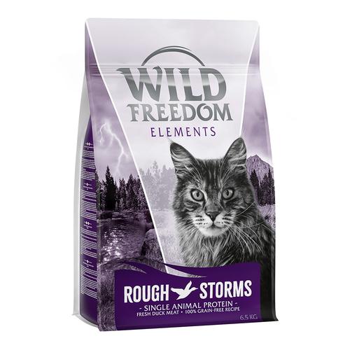 6,5kg Wild Freedom Rough Storms - Ente getreidefreies Katzenfutter trocken