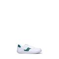 SAUCONY JAZZ COURT Sneaker bimbo bianca/verde in pelle