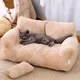 Luxury Cat Bed Sofa Winter Warm Cat Nest Pet Bed for Small Medium Dogs Cats Comfortable Plush Puppy