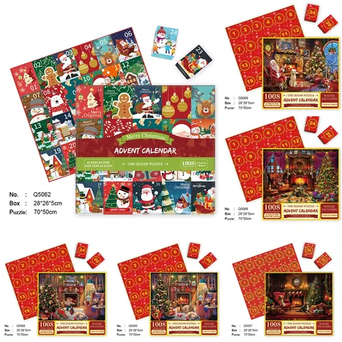 Advents kalender 1000 Puzzle pcs Weihnachts ferien Puzzles Weihnachts geschenke Weihnachts puzzles