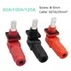 1pc 60a 100a 1000v Single Core Quick Plug Energie speicher anschluss neue Energie rot Kupfer flamm