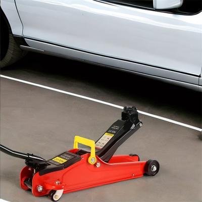 Floor Jack w/ Pistons Quick Lift Pump and Lifting Range 3.3" to 15.2" - N/A