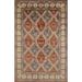 Vegetable Dye Animals Anatolian Turkish Rug Hand-Knotted Wool Carpet - 6'8" X 9'5"