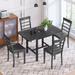 Modern/Contemporary 5-Piece Dining Room Set with Extendable Table（Seats 4）