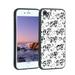 Compatible with iPhone 8 Phone Case Cow-Print-Abstract-Art-Black-White-Pink-Cute40 Case Men Women Flexible Silicone Shockproof Case for iPhone 8
