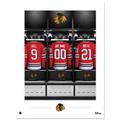 Chicago Blackhawks 12"x16" Personalized Locker Room Alumni Photo Print